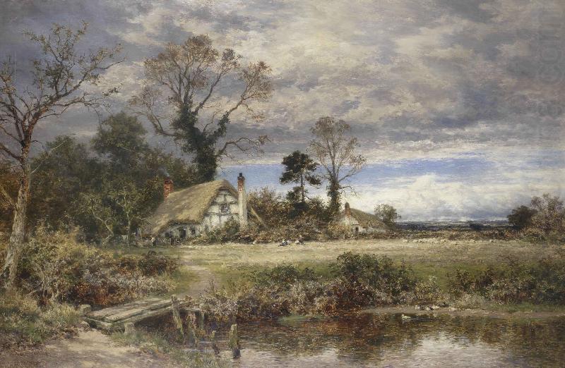 A gleam before the storm, Benjamin Williams Leader